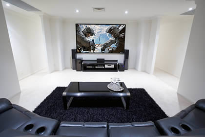 Home cinema installation