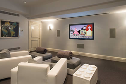 Home cinema installation